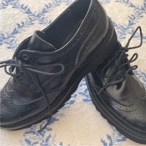 NEW JONAK Paris black spectator lace up shoes-37